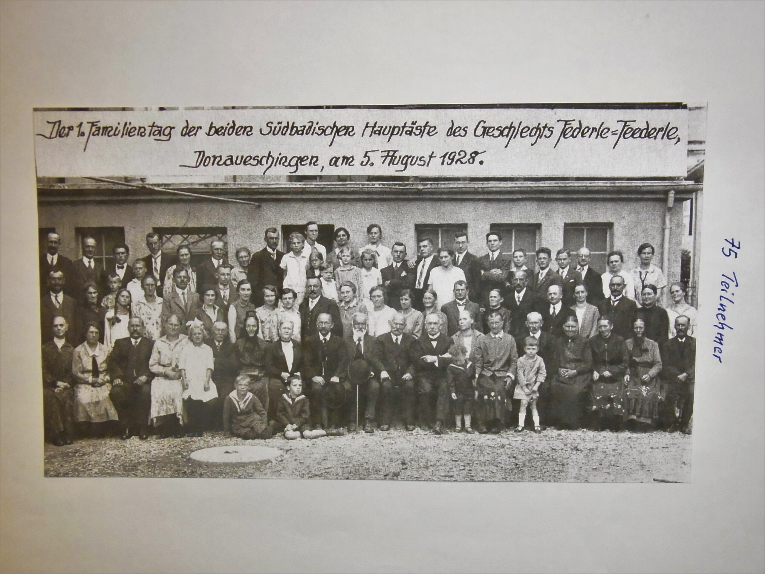 Donaueschingen 1928, 75 TN